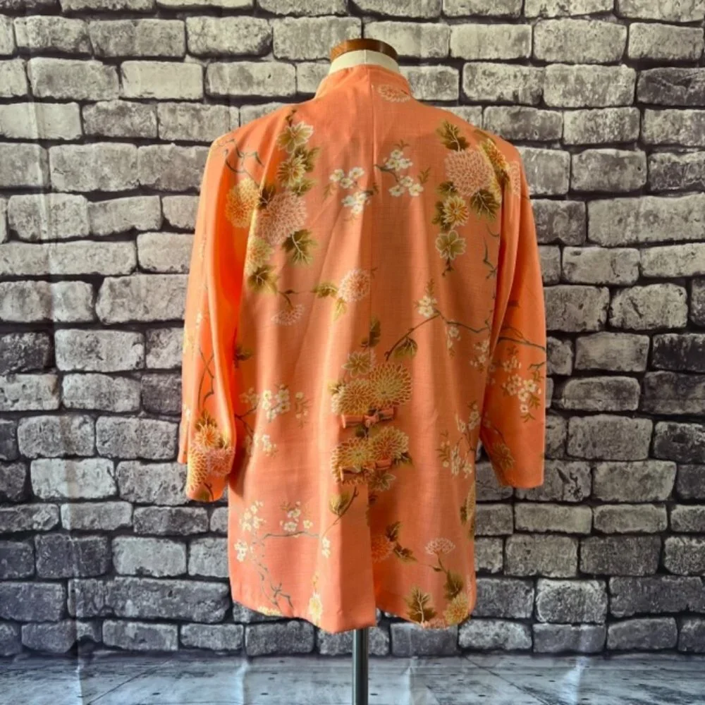 Andrade For Polynesian Casuals NWT Button Down Blouse Size 16 - Picture 6 of 9